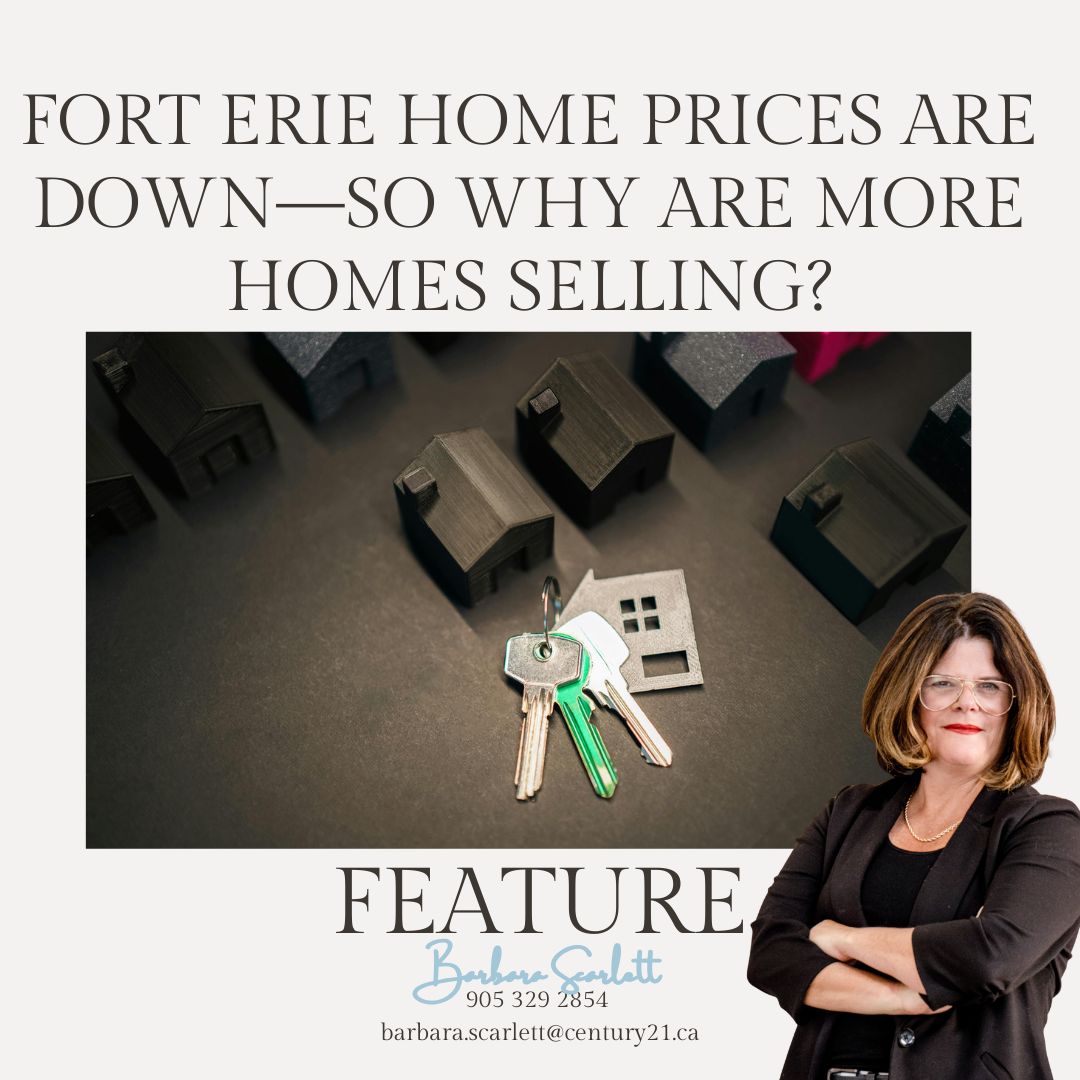 Fort Erie home sales increased 8.7% over the past year, even as benchmark prices declined. Learn what this means for buyers, sellers, and the local real estate market.